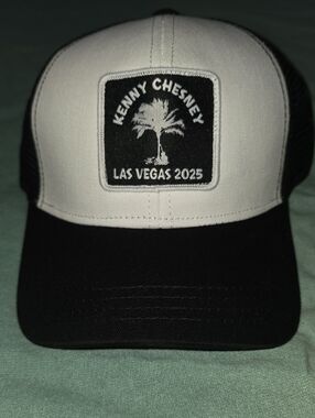 +Kenny Chesney Las Vegas 2025 Black & White Trucker Hat
